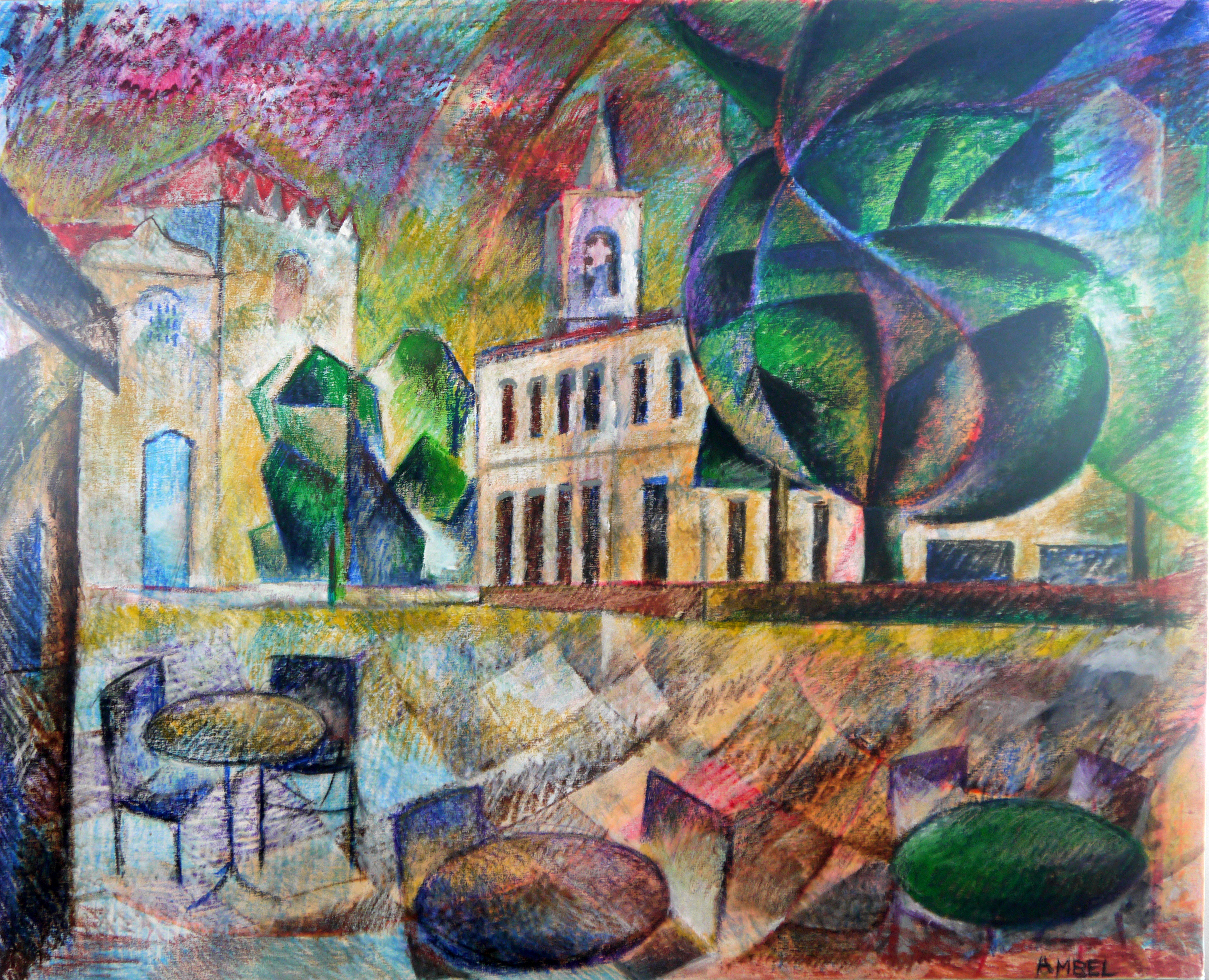 21 Arco iris en la plaza de Santa Barbara.jpg